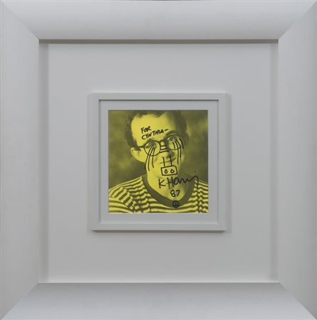 KEITH HARING - Senza titolo (For Cynthia), 1987