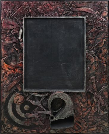 LUCIO DEL PEZZO - Finestra nera grande, 1962