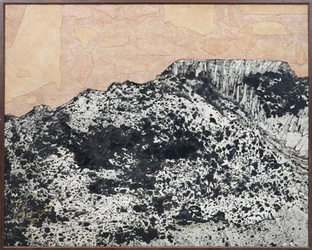 ENRICO BAJ - Montagna agitata, 1958