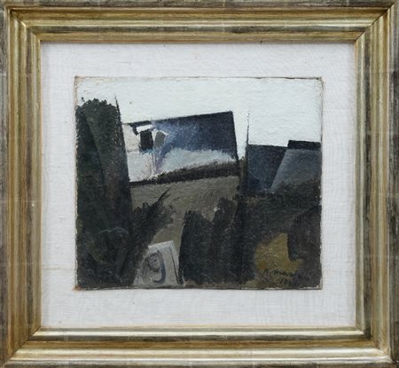 ALBERTO MANFREDI - Paesaggio, 1969