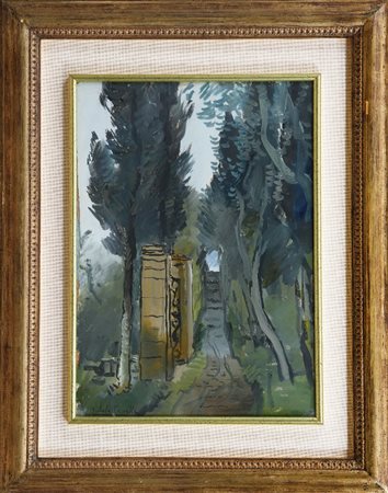 MICHELE CASCELLA - Sentiero per il Faro (Portofino), 1950