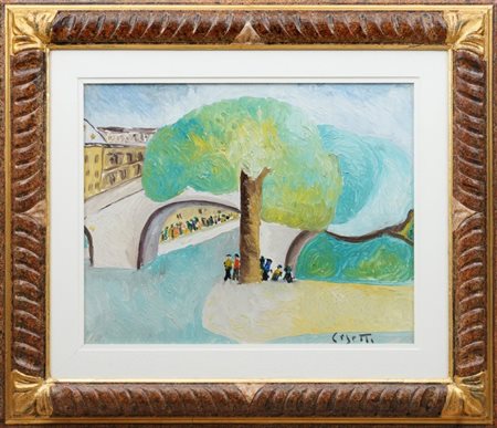 GIUSEPPE CESETTI - Le Pont Neuf, 1966