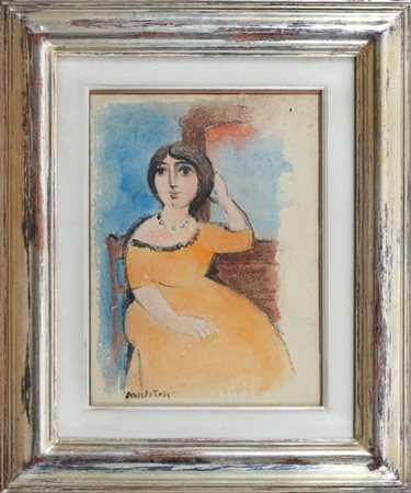 DOMENICO CANTATORE - Figura seduta