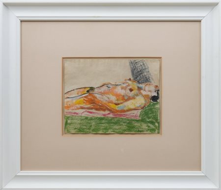 FAUSTO PIRANDELLO - Nudo sdraiato, 1950 ca