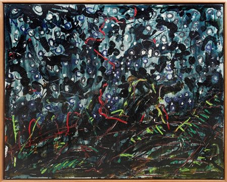 MARIO SCHIFANO - Nottempo, seconda metà anni '80
