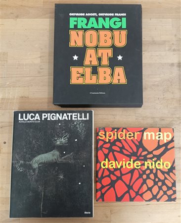 GIOVANNI FRANGI, DAVIDE NIDO E LUCA PIGNATELLI - Lotto unico di 3 cataloghi