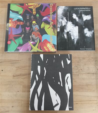LUCA PIGNATELLI E CRACKING ART - Lotto unico di 3 cataloghi