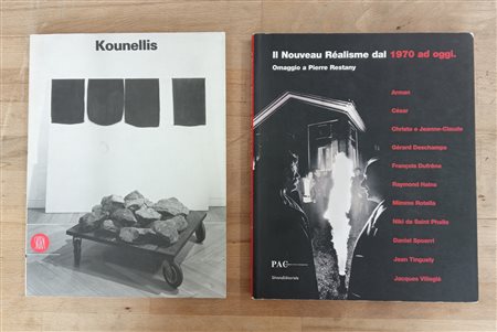 JANNIS KOUNELLIS E NOUVEAU RÉALISME - Lotto unico di 2 cataloghi