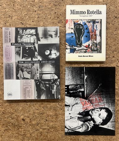 MIMMO ROTELLA E FRANCO VACCARI - Lotto unico di 3 cataloghi