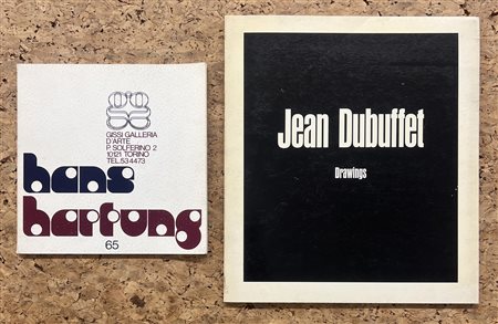 HANS HARTUNG E JEAN DUBUFFET - Lotto unico di 2 cataloghi
