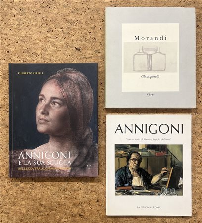 PIETRO ANNIGONI E GIORGIO MORANDI - Lotto unico di 3 cataloghi