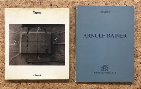 ANTONI TÀPIES E ARNULF RAINER - Lotto unico di 2 cataloghi