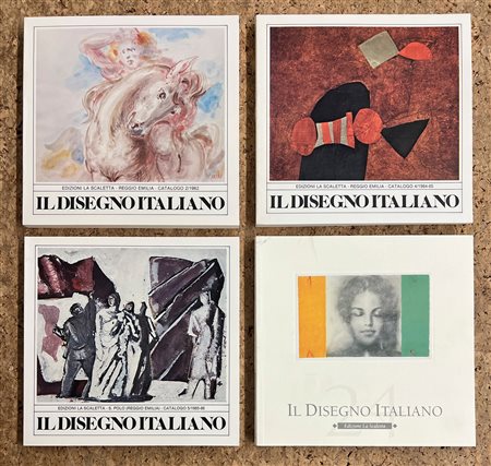 GALLERIA LA SCALETTA, REGGIO EMILIA (IL DISEGNO ITALIANO) - Lotto unico di 4 cataloghi