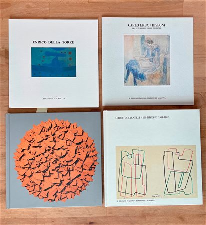 GALLERIA LA SCALETTA, REGGIO EMILIA (MAGNELLI, DELLA TORRE, ERBA, MAINOLFI) - Lotto unico di 4 cataloghi