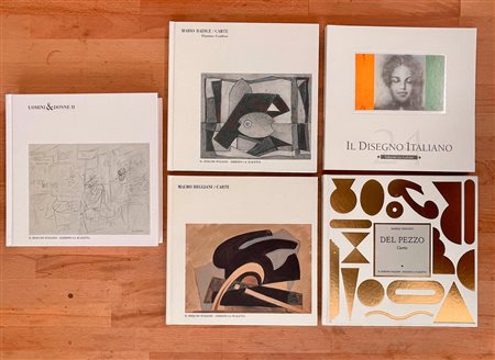 GALLERIA LA SCALETTA, REGGIO EMILIA (RADICE, REGGIANI, DEL PEZZO E DISEGNO ITALIANO) - Lotto unico di 5 cataloghi