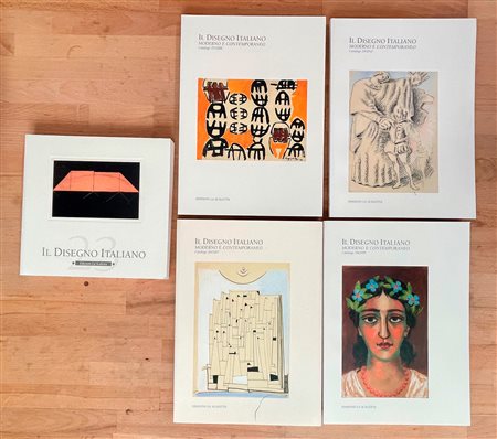 GALLERIA LA SCALETTA, REGGIO EMILIA (IL DISEGNO ITALIANO) - Lotto unico di 5 cataloghi
