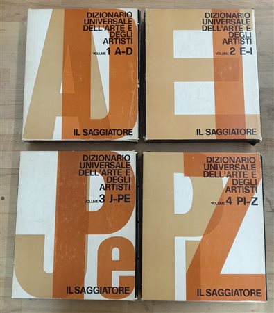 EDIZIONI IL SAGGIATORE (DIZIONARIO UNIVERSALE DELL'ARTE E DEGLI ARTISTI) - Lotto unico di 4 cataloghi