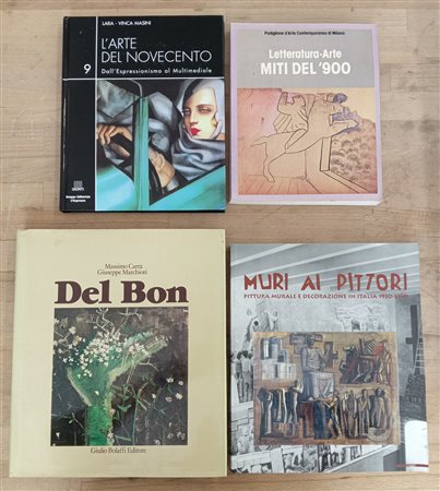 COLLETTIVE D'ARTE DEL DOPOGUERRA - Lotto unico di 4 cataloghi