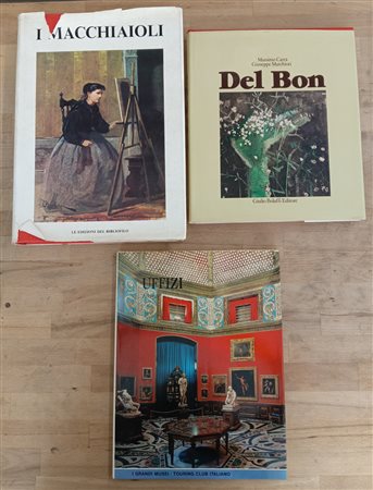 I MACCHIAIOLI E GLI UFFIZI - Lotto unico di 3 cataloghi
