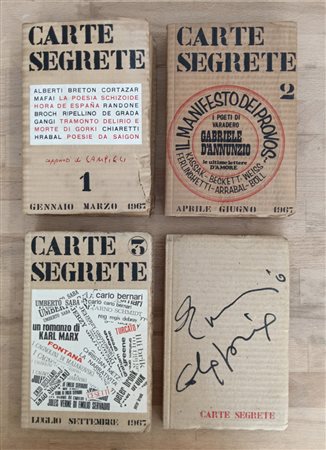 EDIZIONI 'CARTE SEGRETE' - Lotto unico di 4 numeri