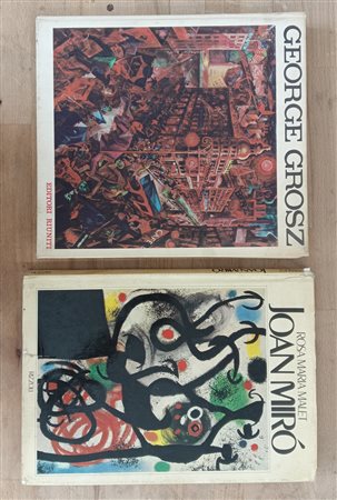 GEORGE GROSZ E JOAN MIRÒ - Lotto unico di 2 cataloghi