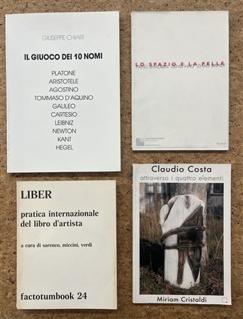 POESIA VISIVA E ARTE CONCETTUALE - Lotto unico di 4 cataloghi