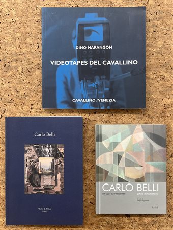 CARLO BELLI E GALLERIA DEL CAVALLINO - Lotto unico di 3 cataloghi