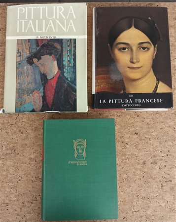 PITTURA ITALIANA E FRANCESE DELL'800 E '900 - Lotto unico di 3 cataloghi