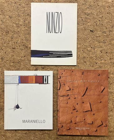 NUNZIO, MAINOLFI E MARANIELLO - Lotto unico di 3 cataloghi