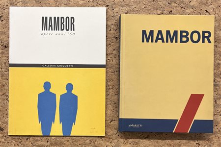 RENATO MAMBOR - Lotto unico di 2 cataloghi: