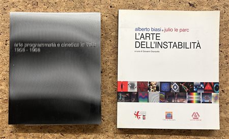 ARTE PROGRAMMATA E CINETICA - Lotto unico di 2 cataloghi