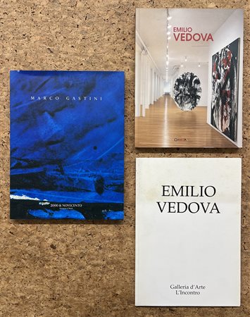 MARCO GASTINI E EMILIO VEDOVA - Lotto unico di 3 cataloghi
