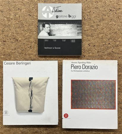 PIERO DORAZIO, CESARE BERLINGERI E GASTONE BIGGI - Lotto unico di 3 cataloghi
