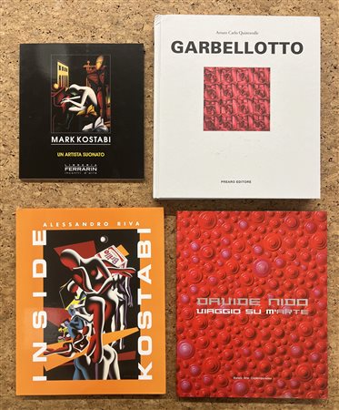 MARK KOSTABI, DAVIDE NIDO E FERNANDO GARBELLOTTO - Lotto unico di 4 cataloghi