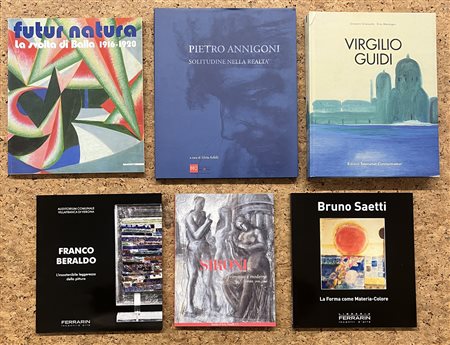 PITTURA FIGURATIVA ITALIANA - Lotto unico di 6 cataloghi: