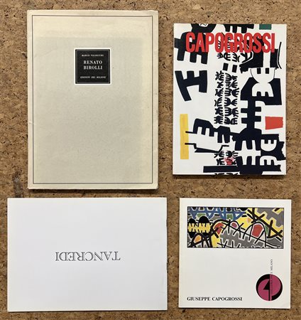 INFORMALE E SPAZIALISMO (CAPOGROSSI, BIROLLI, TANCREDI) - Lotto unico di 4 cataloghi: