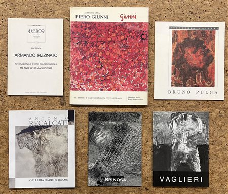 PITTURA INFORMALE - Lotto unico di 6 cataloghi