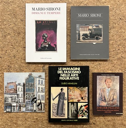 MARIO SIRONI, ORFEO TAMBURI E ATELIER PALLINI - Lotto unico di 5 cataloghi