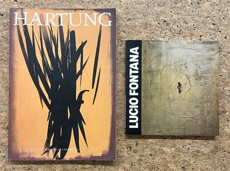 HANS HARTUNG E LUCIO FONTANA - Lotto unico di 2 cataloghi