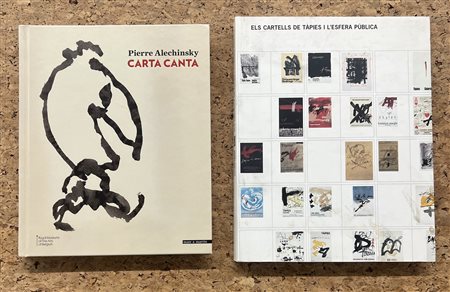 MONOGRAFIE DI ARTE GRAFICA (ANTONI TÀPIES E PIERRE ALECHINSKY) - Lotto unico di 2 cataloghi