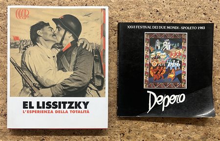 FORTUNATO DEPERO E EL LISSITZKY - Lotto unico di 2 cataloghi