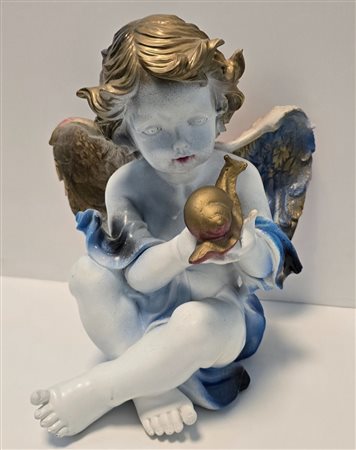 VETTOR PISANI, (1934-2011)30 X 23 X 16 cm, senza titolo (putto). Scultura in...