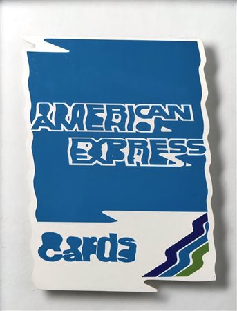 HAINS RAYMOND, 26,5 X 36,5 cm, American Express cards, serigrafia su forex...