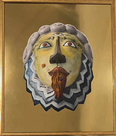 LUIGI ONTANI, (1943), 33 X 25 cm ( foto), 39,5 X 47 cm con cornice,...