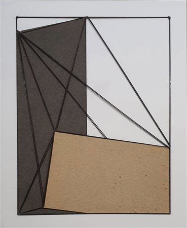 GIUSEPPE UNCINI, (1929-2008), 60 X 46 cm, Spazi di ferro N - 11 officina di...