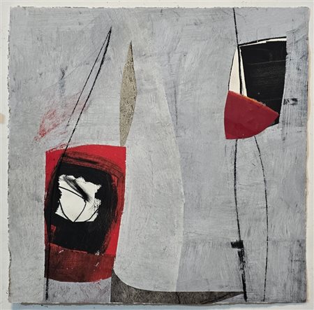 TOMMASO CASCELLA, (1951), cm 60 X 60 cm fino al ciglio dell'anima 2021,...