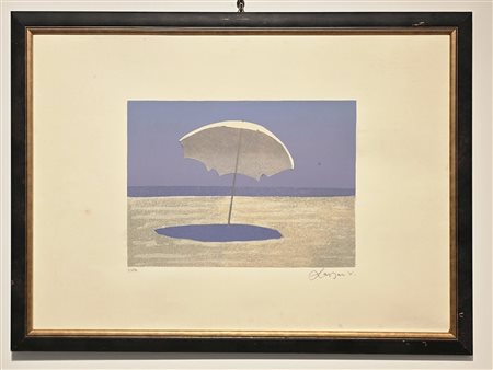 LAZZARO WALTER, 50 X 70 cm foglio, serigrafia su carta, Firmata, titolo “...
