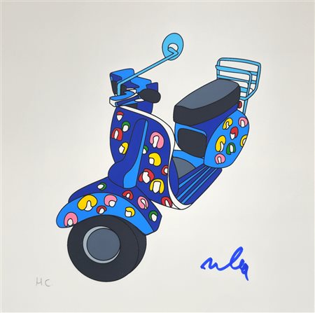 MARCO LODOLA, 30 X 30 cm, Serigrafia su cartoncino. Firma a pennarello in...