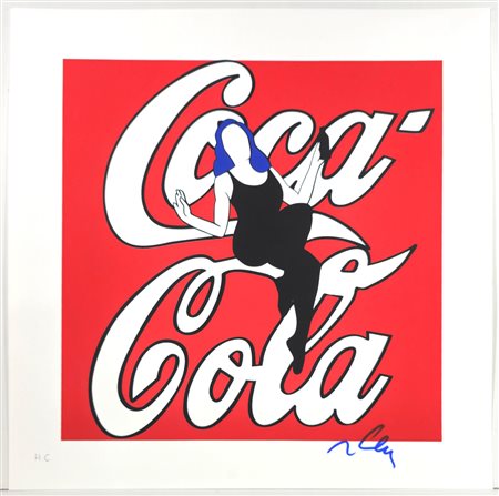 MARCO LODOLA, 50 X 50 cm, Serigrafia su cartoncino. Firma a pennarello in...