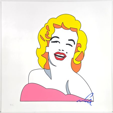 MARCO LODOLA, 50 X 50 cm, Serigrafia su cartoncino. Firma a pennarello in...